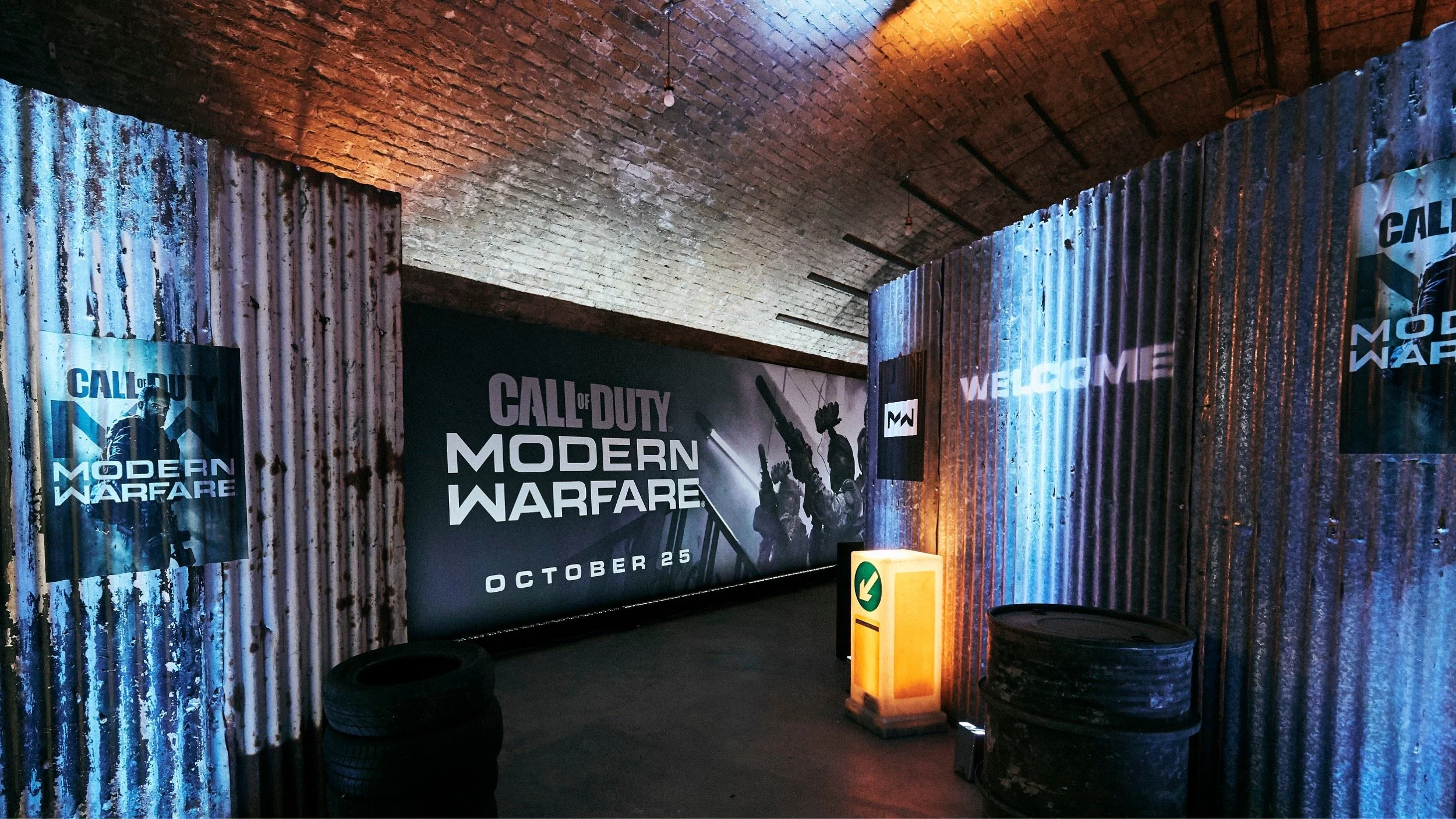   How can you create a cinematic experience    for a game launch?   To mark the much-anticipated launch of Call of Duty Modern Warfare we created a unique preview event. To celebrate the cinematic quality of the London based game, we created a behind