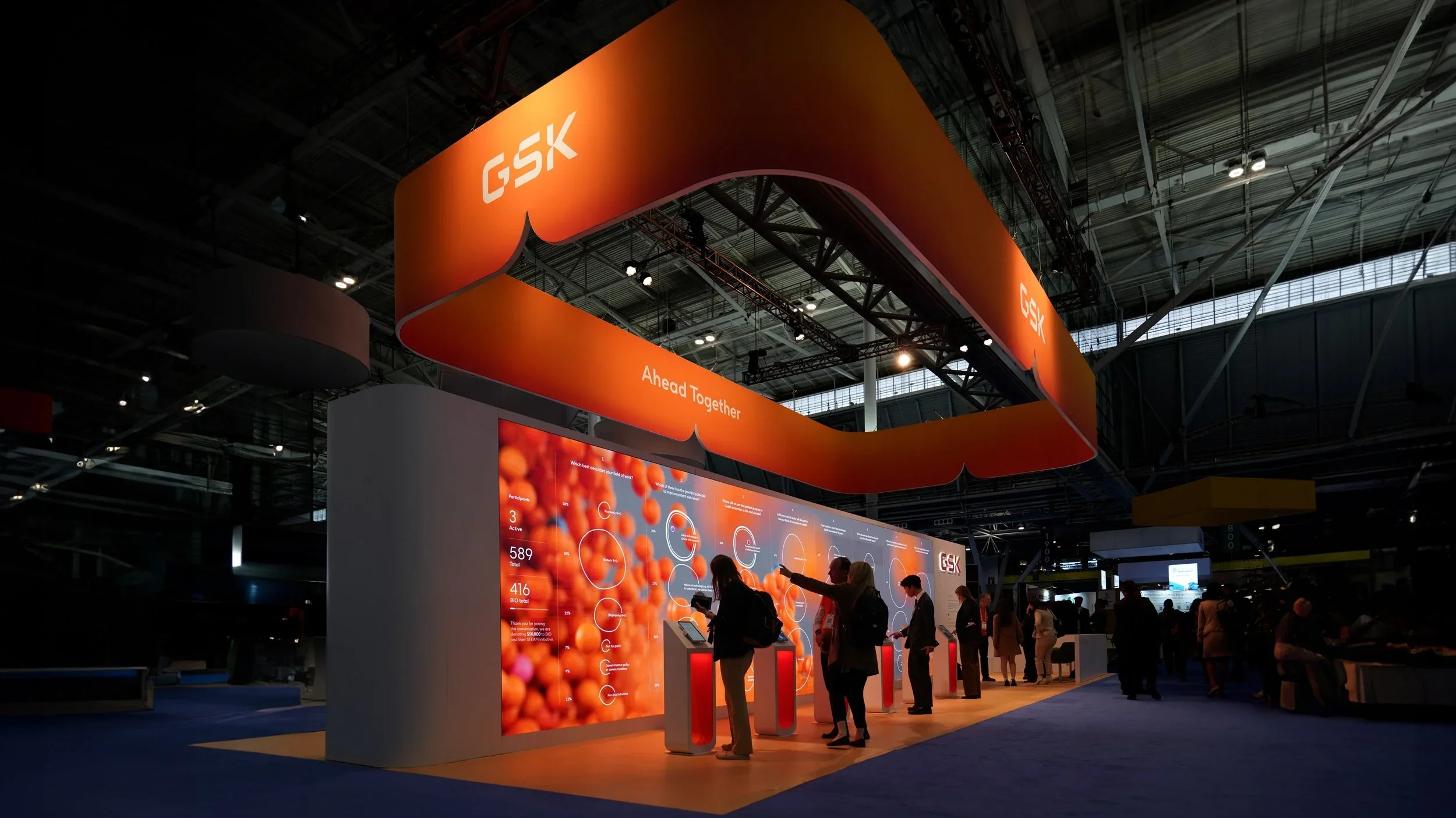   How can you use data to demonstrate innovation?   Inspired by the belief the ‘innovation starts when we stop to listen,’ I led creative for GSK and brought to life experience based creative campaign at global health conference BIO for attendees to 