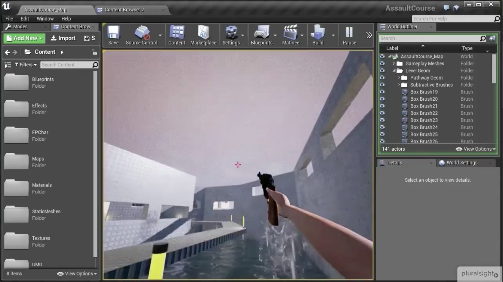 Scripting a First Person Assault Course in Unreal Engine