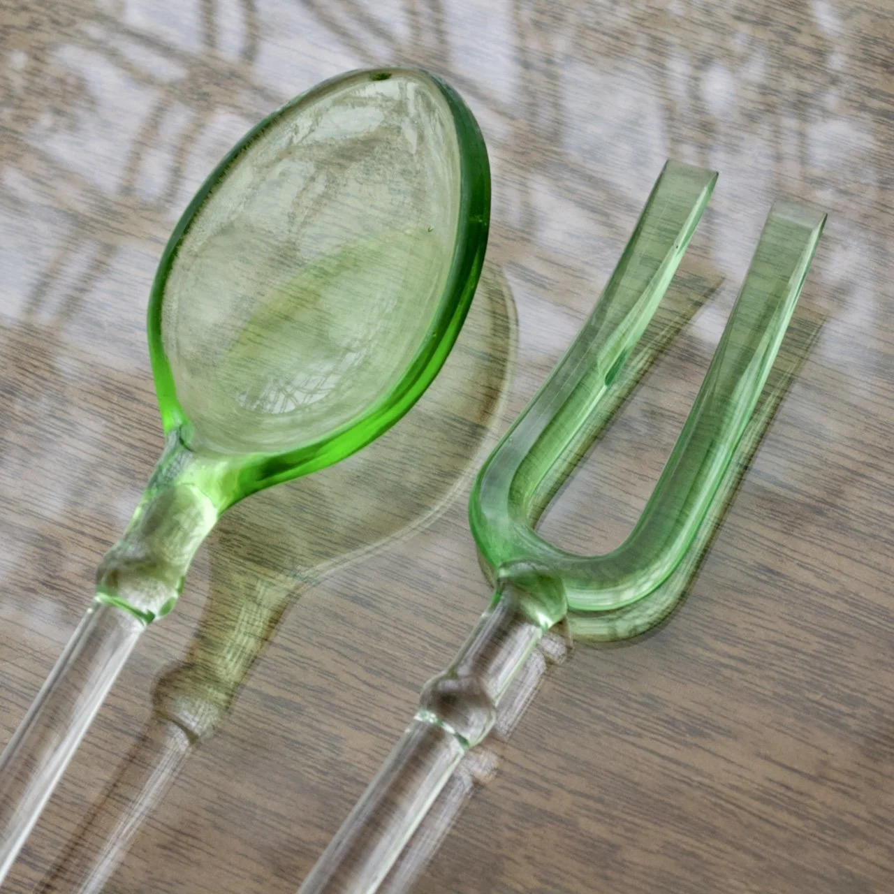 UV Reactive Uranium Glass Serving Utensils — The Butterfly Babe