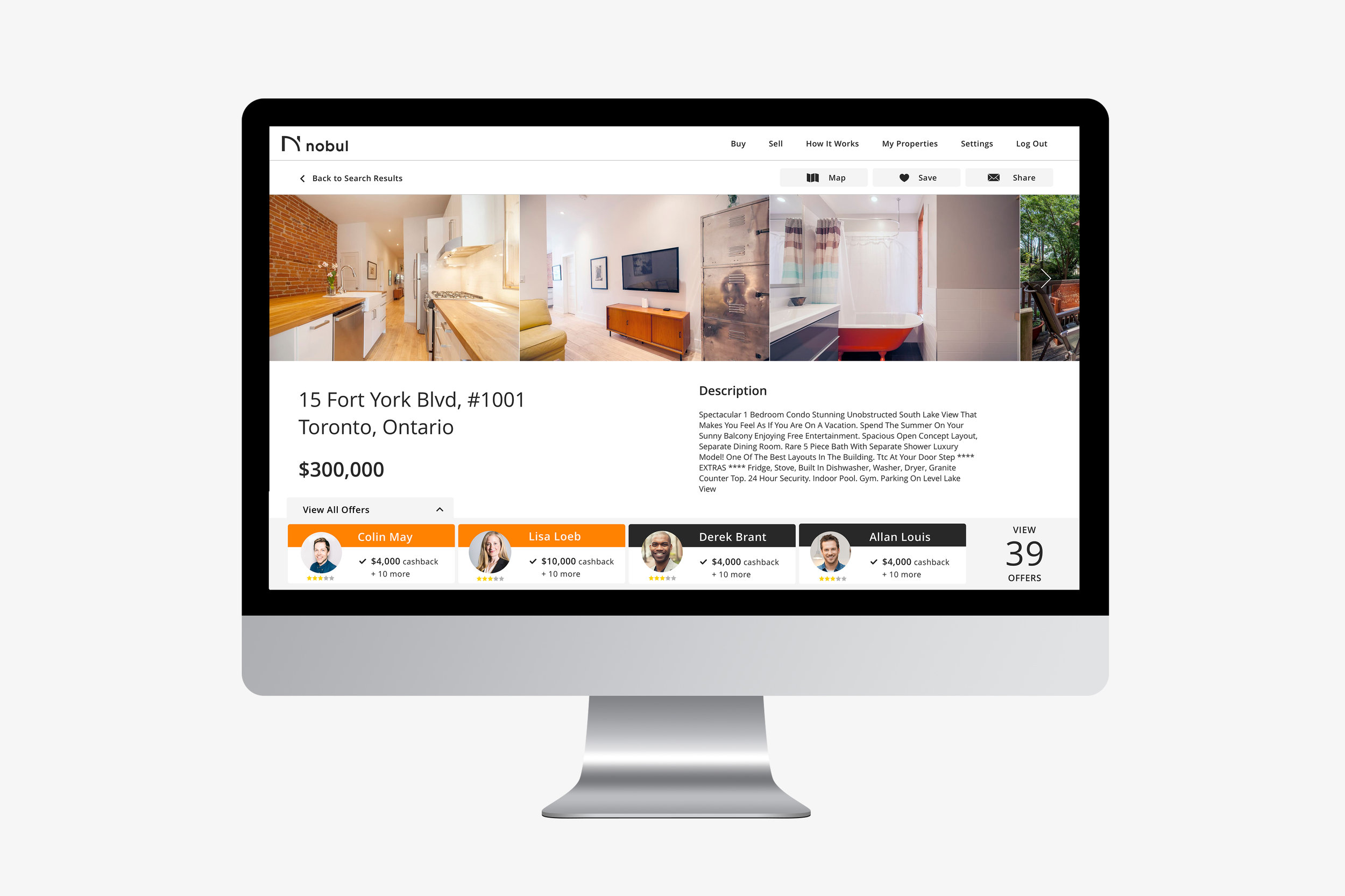 The app includes a blockchain component and is designed to be an end to end product for all real estate needs. By conducting extensive user research, user testing and continuous iteration, the product is simple, intuitive, and designed with simplicity in mind. The app is built for expansion and is already disrupting the current real estate market model by giving the power back to the consumer.