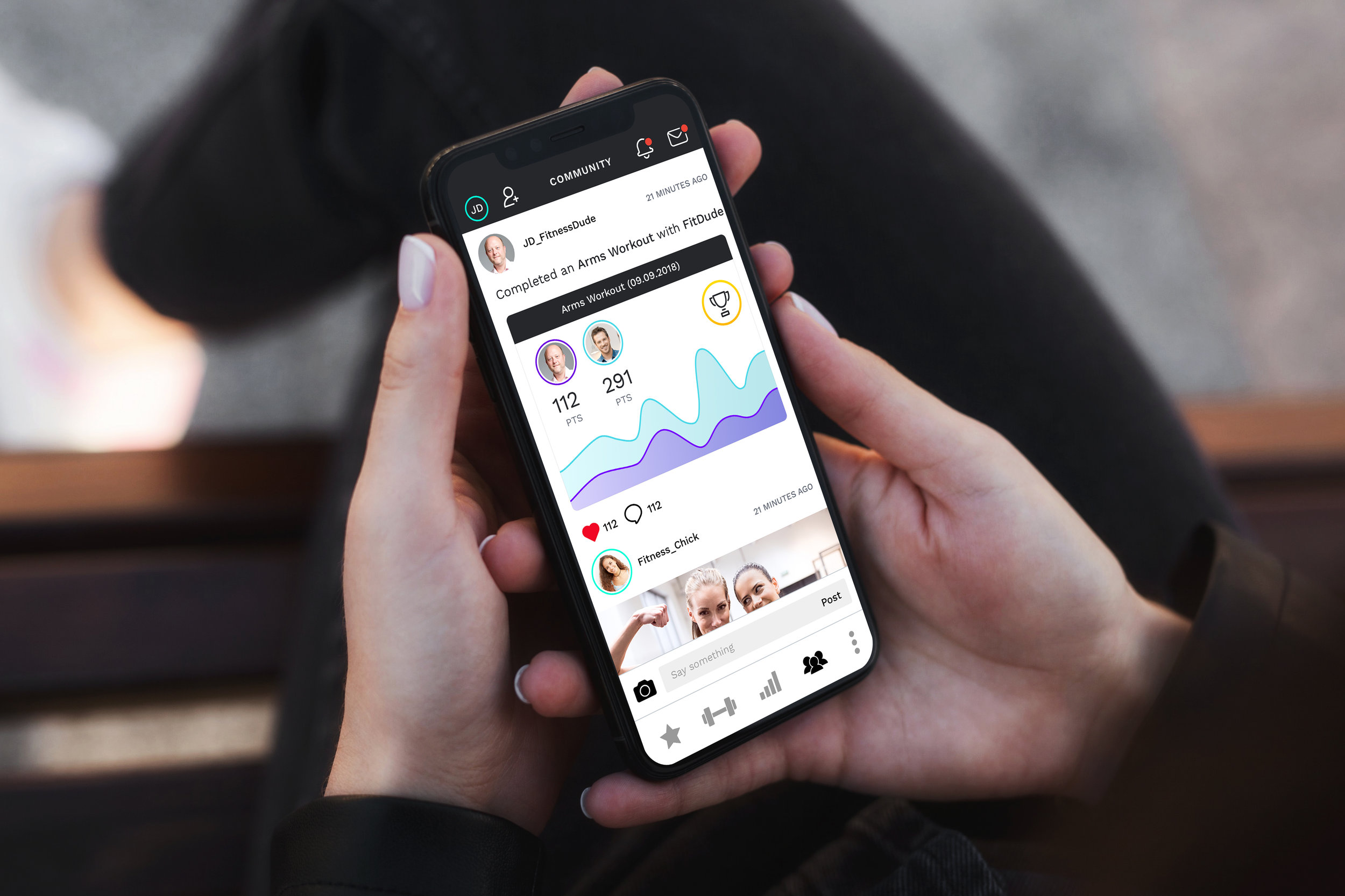 The social features of the app allow users to connect in more meaningful and engaging ways. The ability to share real results creates a more authentic community.