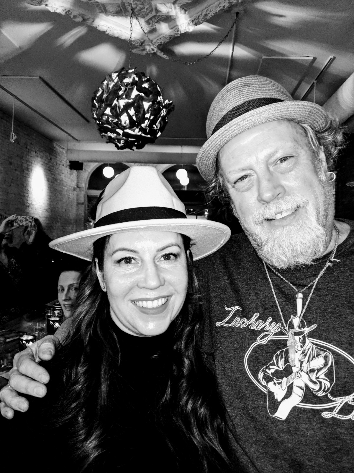 Lori D'Agostino with Crow. Bar's Steve Vipond