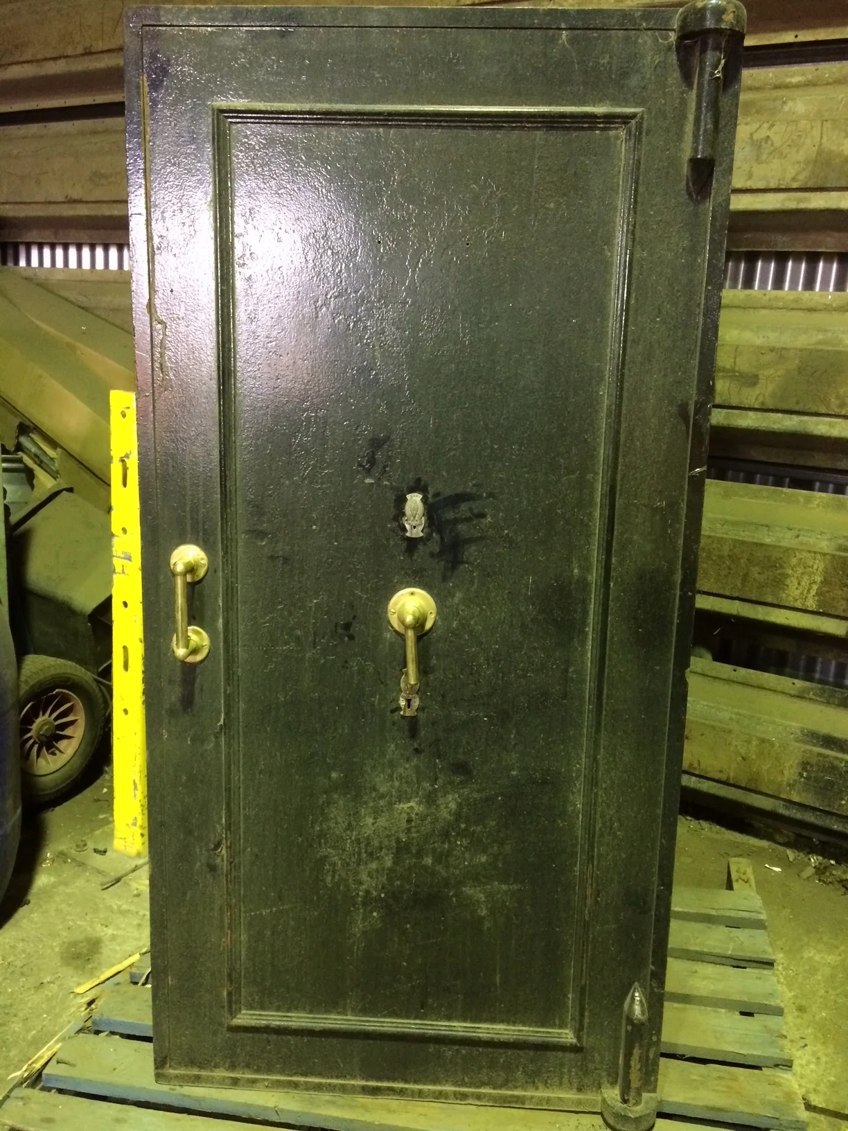 Old Double Key Chubb Safe Opening