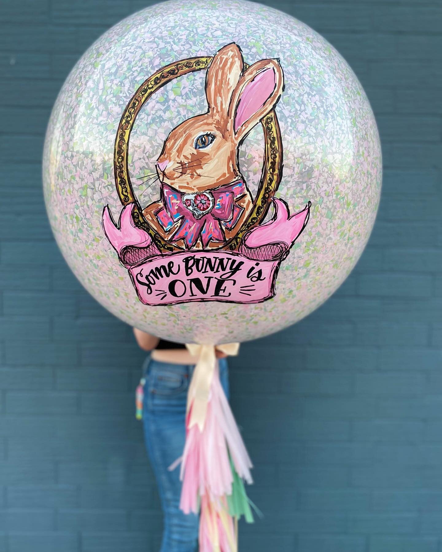 if only every party theme could involve a bunny&hellip;
🐰
 #vroomvroomballoon