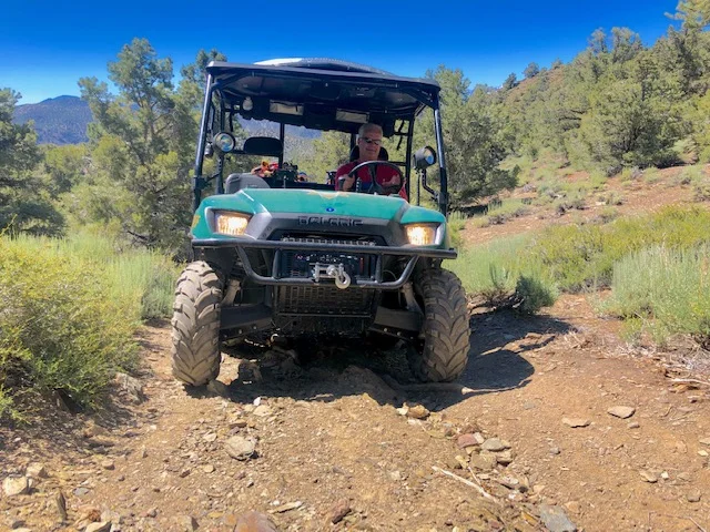 Searching the back roads near Grandview Campground. Image by J. Wallace