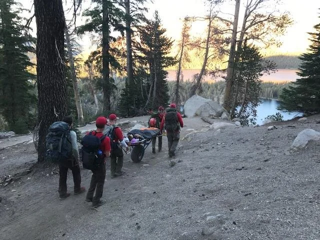 Above lake George. Image by J. Bush
