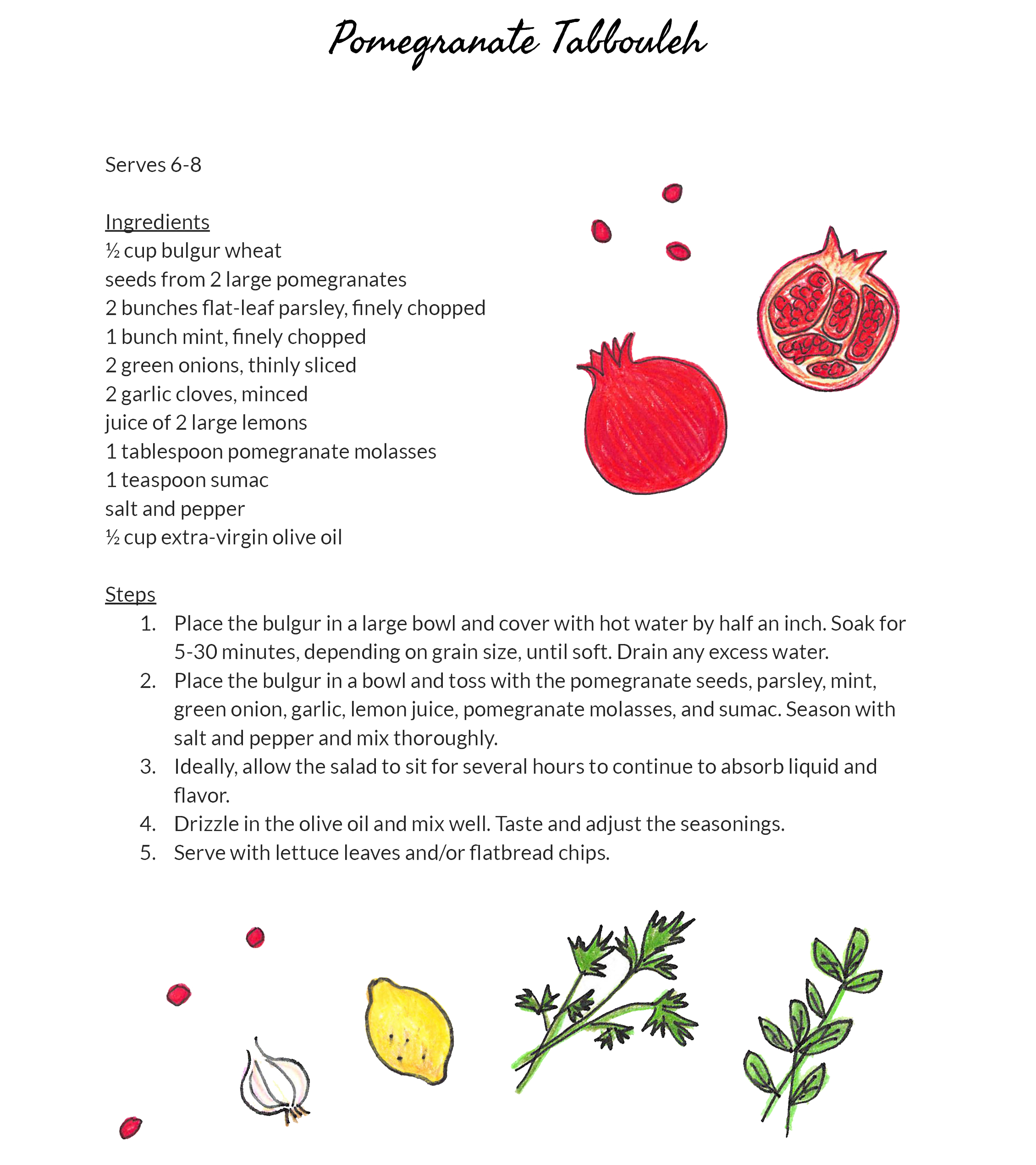 Sample TK Recipe