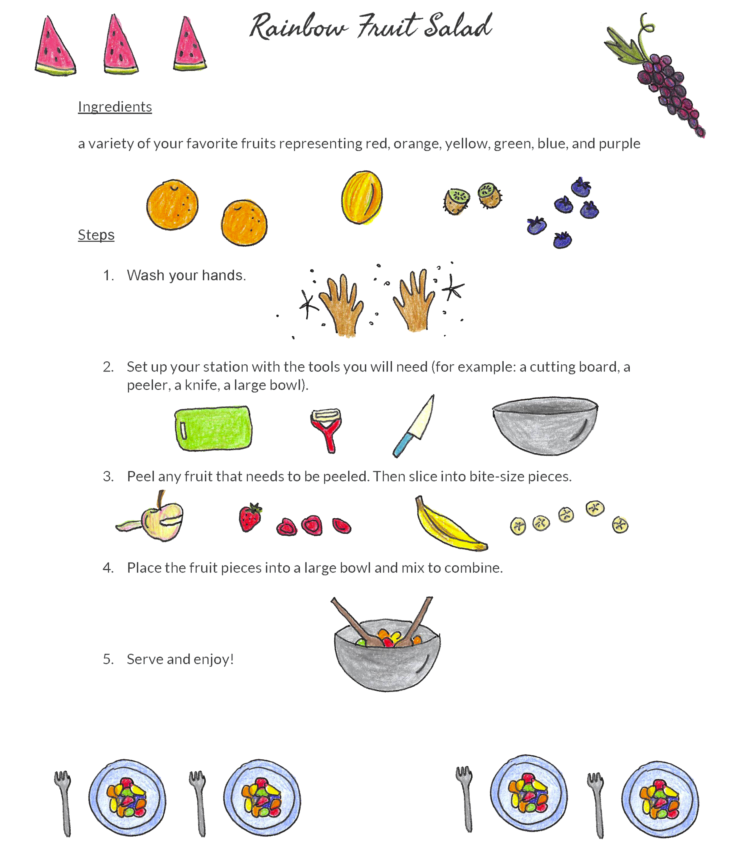 Sample Kinder Recipe