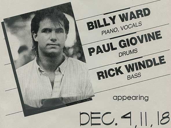    Billy Ward Band Flyer, Boston   