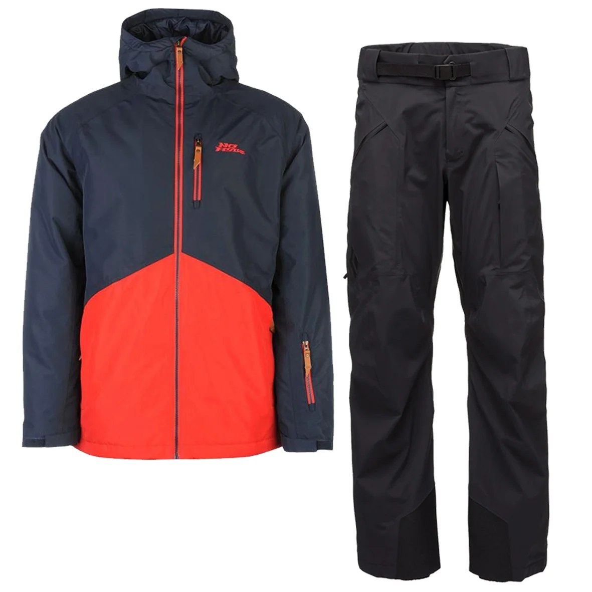 ski jacket and pants