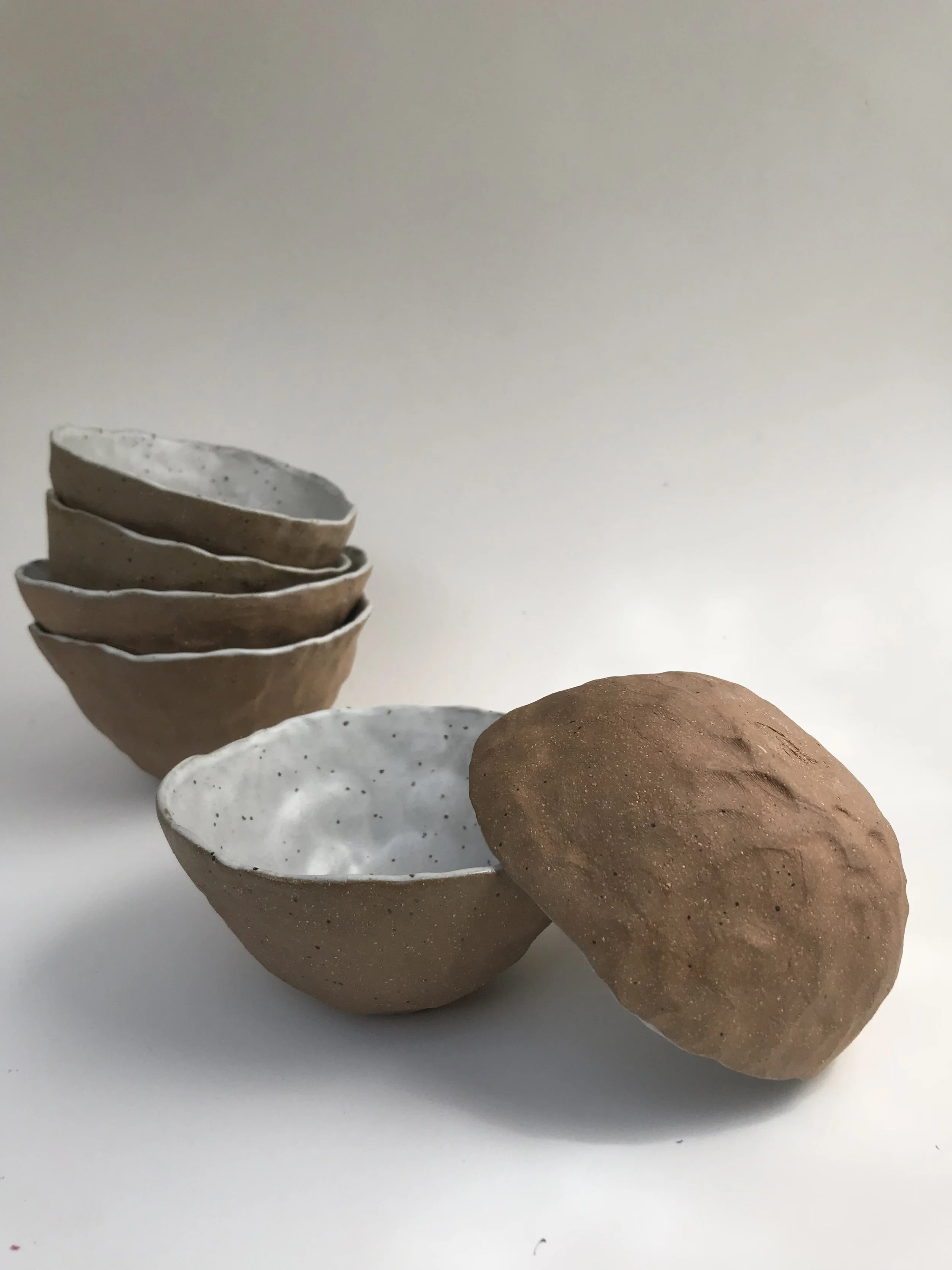 Coconut ice cream bowls