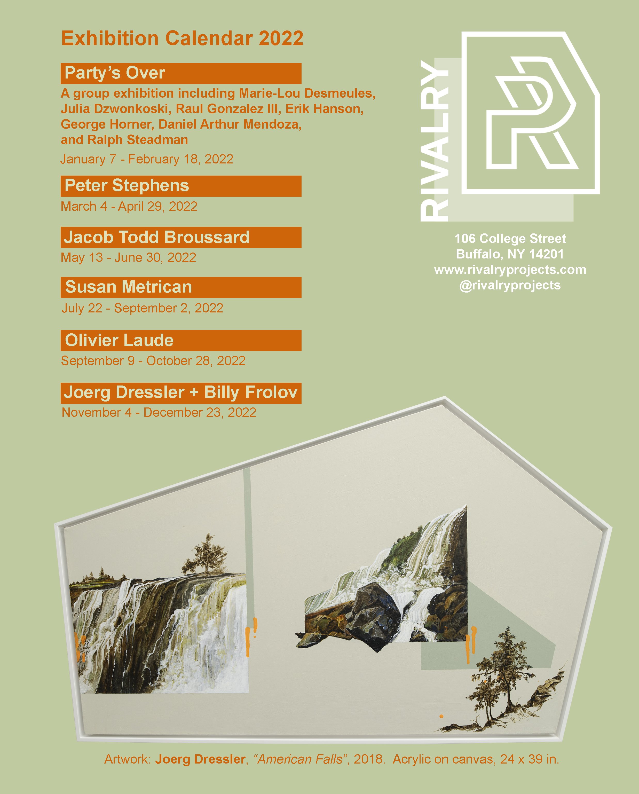 Exhibition Calendar 2022