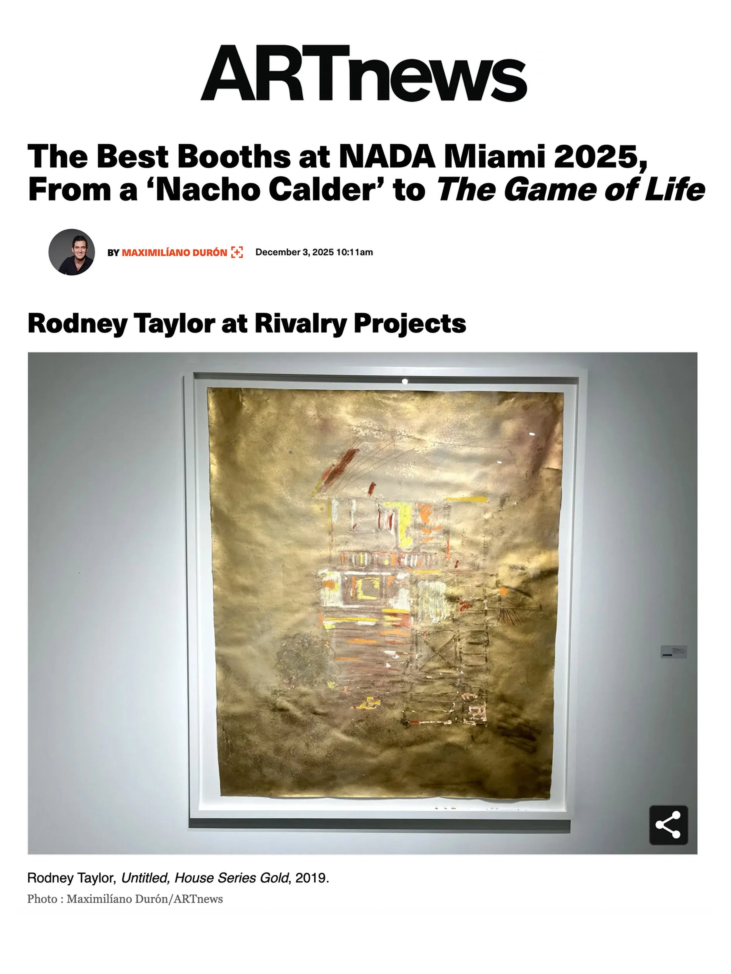 ARTnews Best Booths at NADA Miami 2025