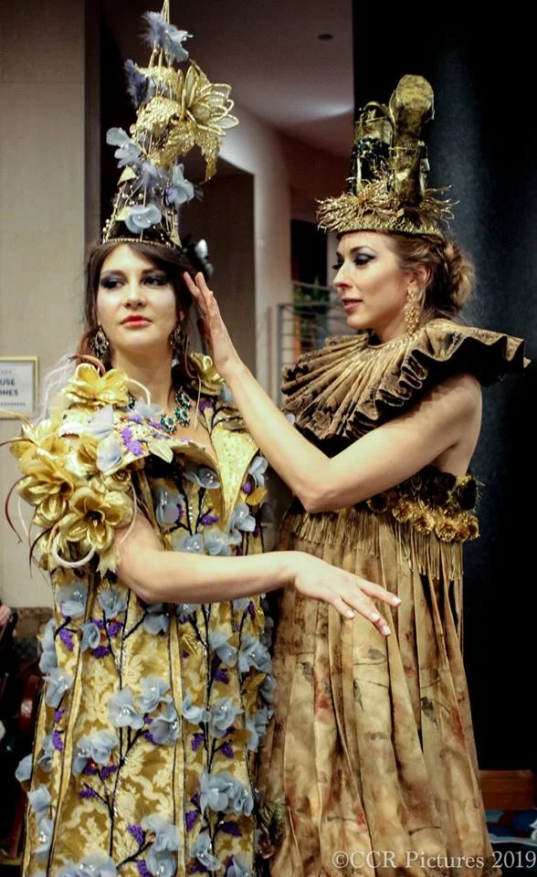 Actress Anastasia Larina and model Lucia Pe Photo by Cecilia Rod Photography