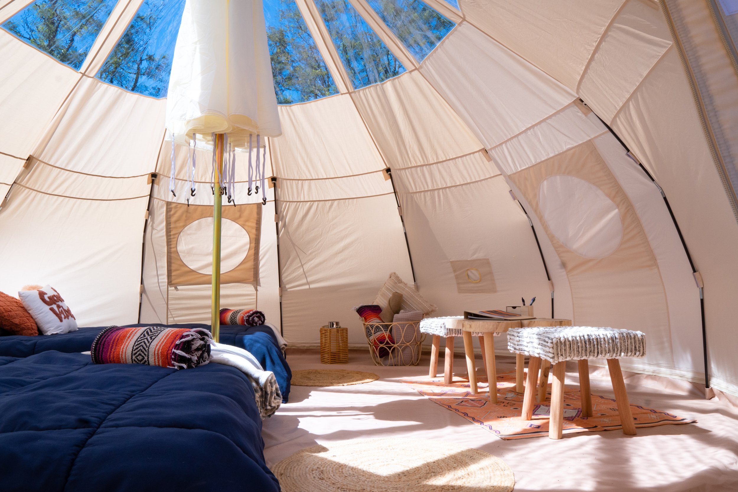 3 person shared Yurt