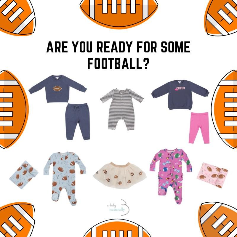 Fall is approaching and do you know what that means? It&rsquo;s time to get game day ready! 🏈 

Come shop at A Baby Naturally and get your little ones decked out in the cutest gear from Angel Dear&rsquo;s Go Sports collection, because even our littl