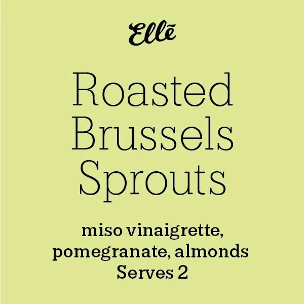 ROASTED BRUSSELS SPROUTS