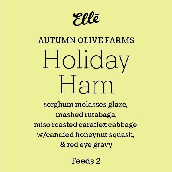 Holiday Ham Dinner & Sides