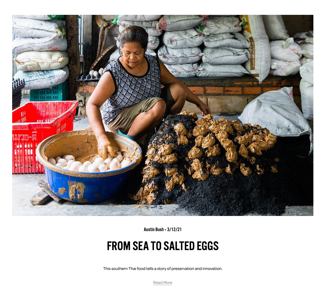  Photos &amp; text: “ From Sea to Salted Eggs ,” Whetstone Journal. 