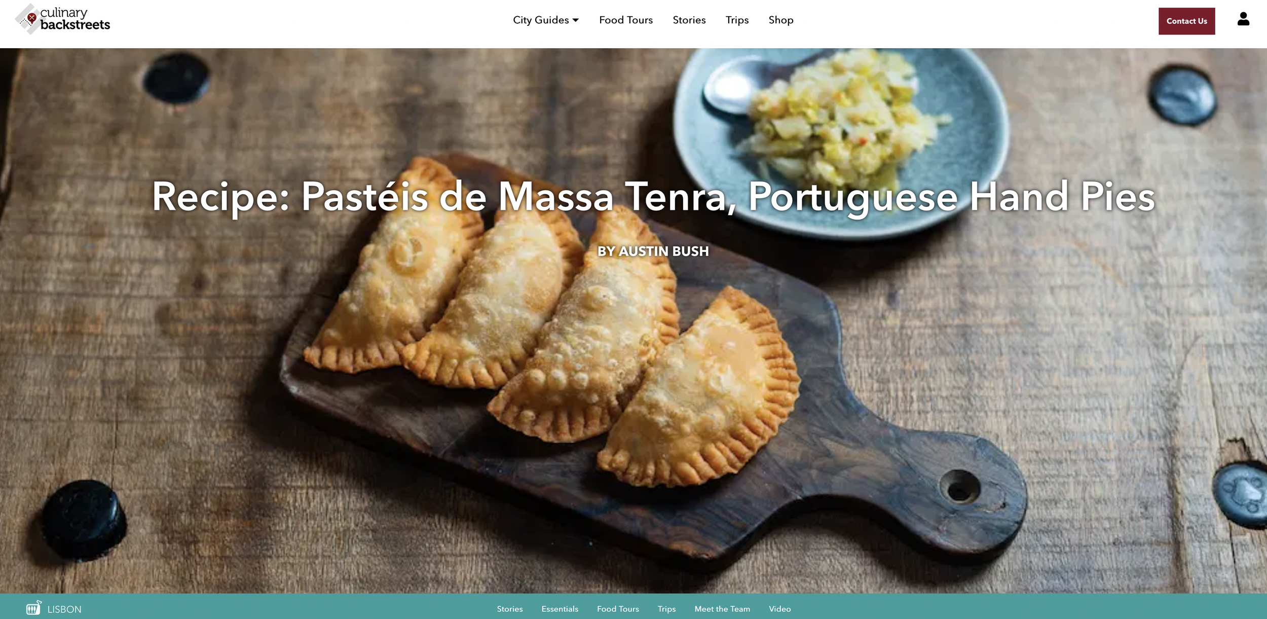  Photos &amp; text: “ Recipe: Pastéis de Massa Tenra, Portuguese Hand Pies ,” Culinary Backstreets 