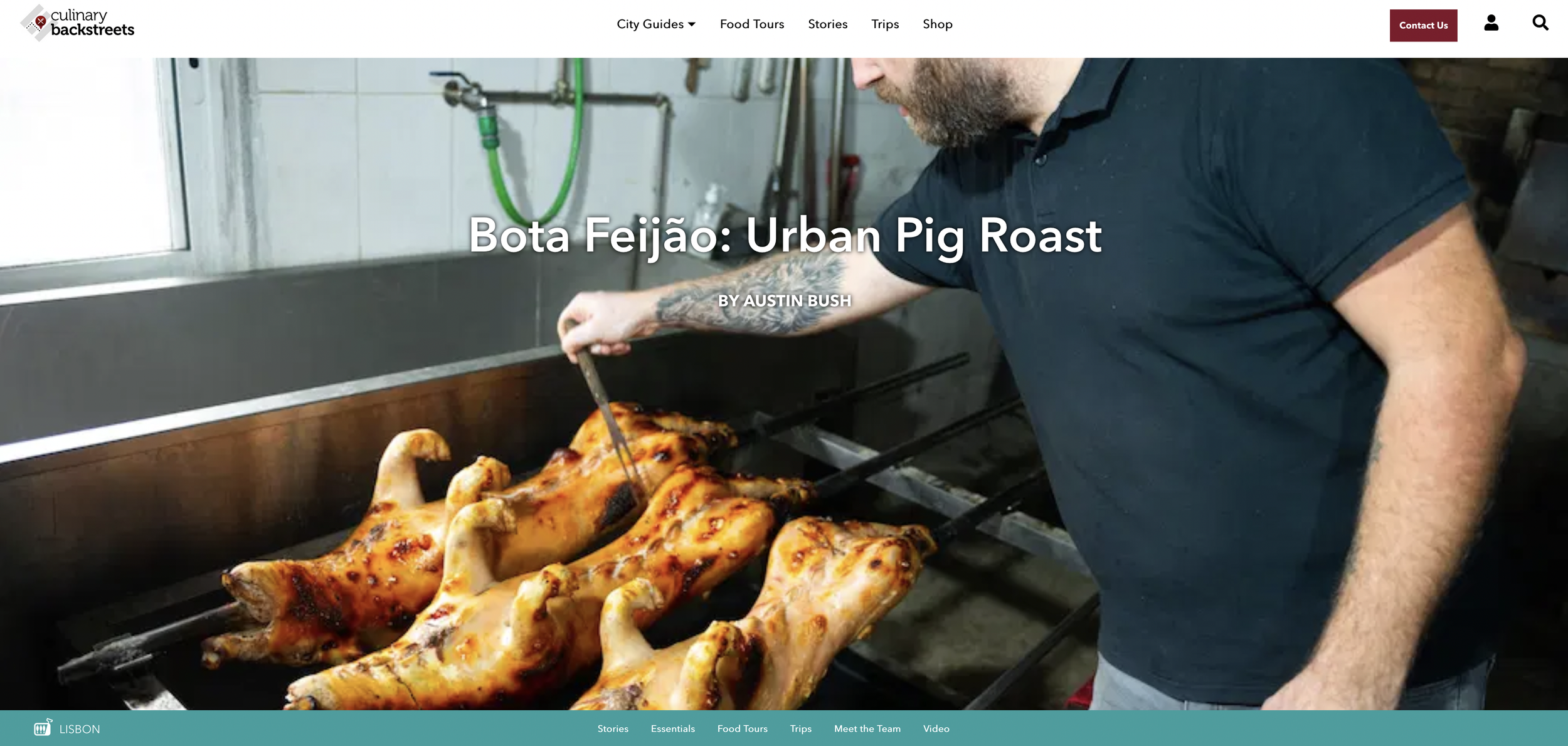  Photos &amp; text: “ Bota Feijão: Urban Pig Roast ,” Culinary Backstreets 