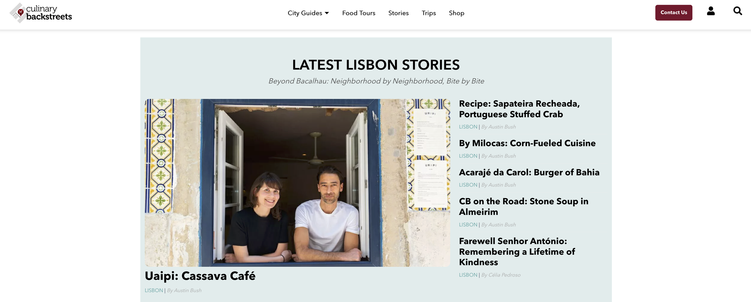  Click here to go to article: “ Uaipi: Cassava Café ,” text and photos, Culinary Backstreets 