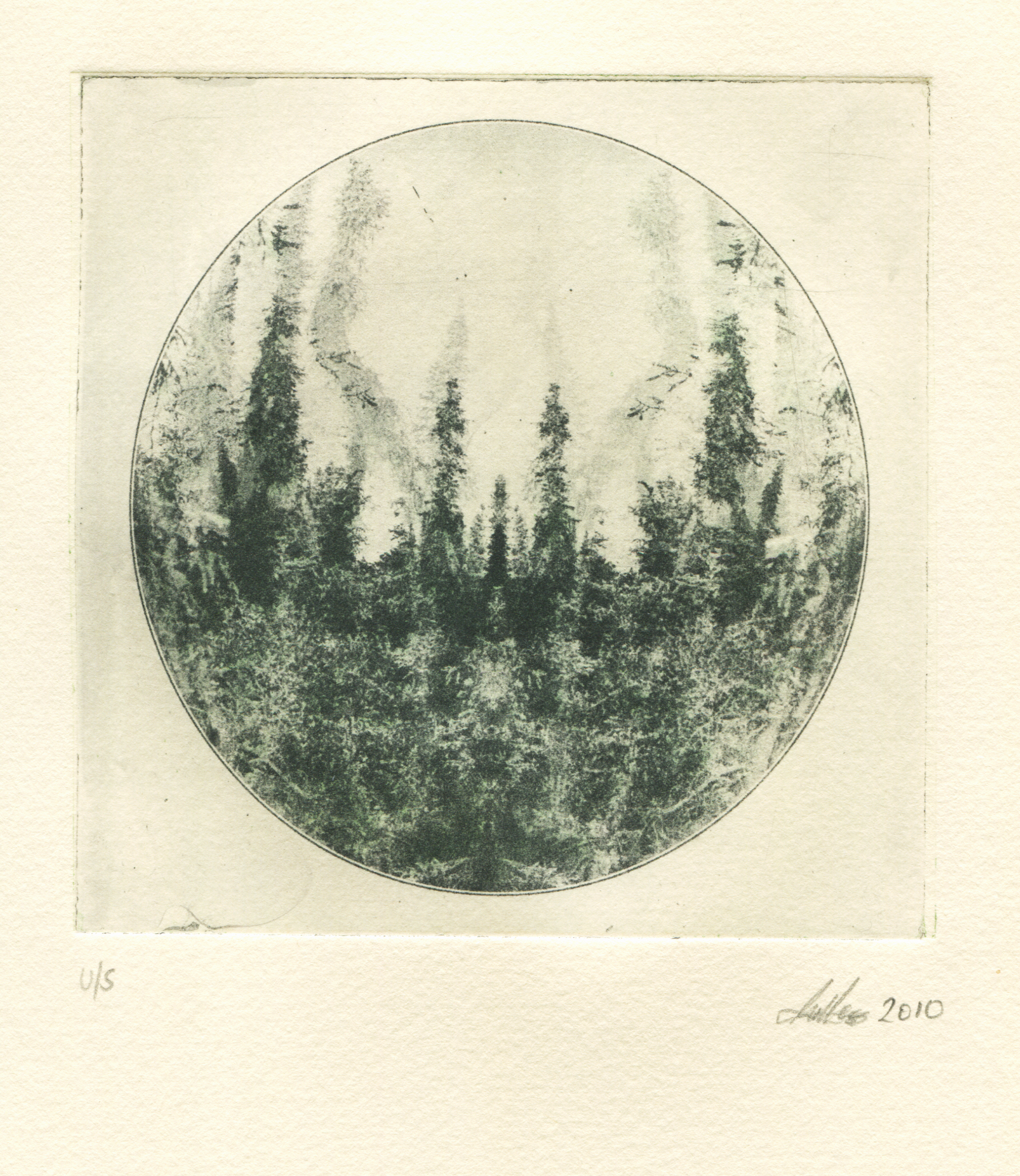 Untitled Photographic etching on Spanish cotton rag 30 x 30 cm