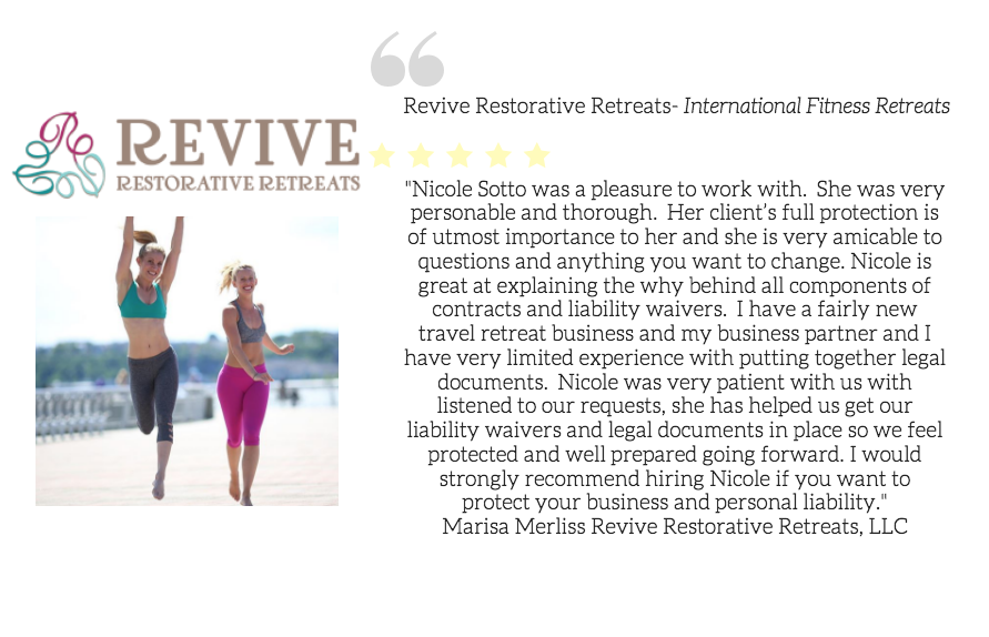 Revive Restorative Retreat Client Review