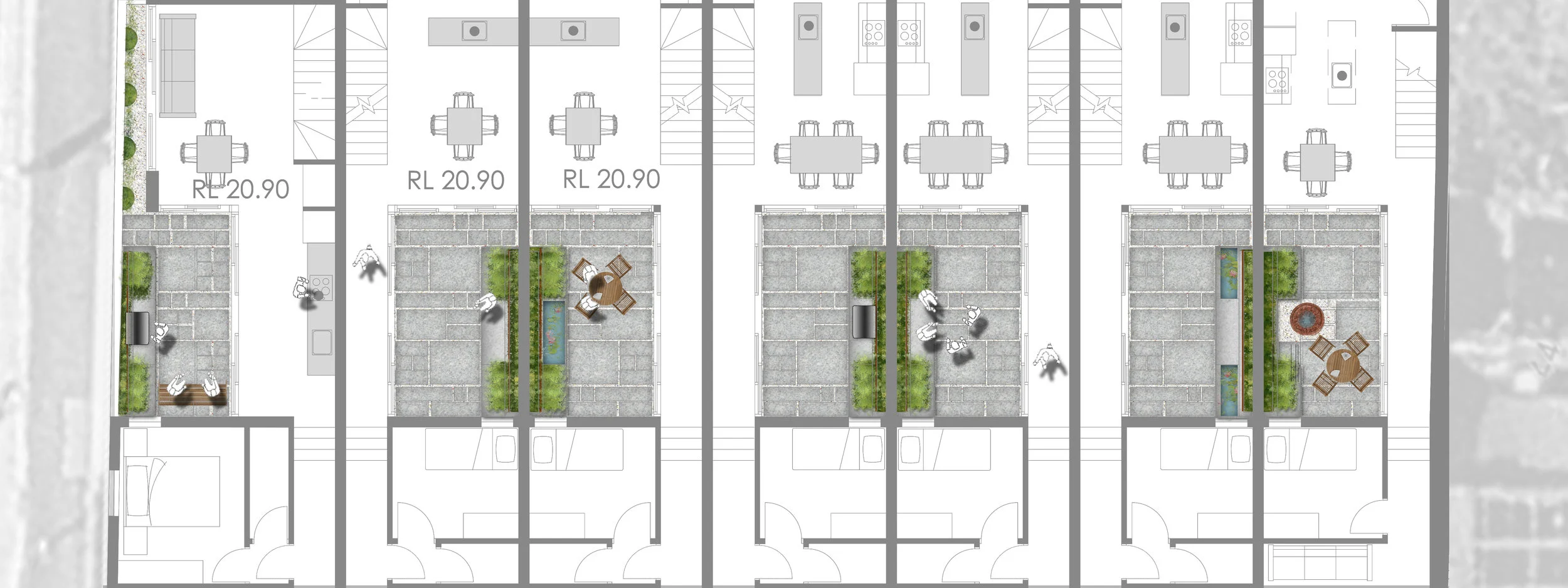 Camperdown Internal Courtyard Plant Design