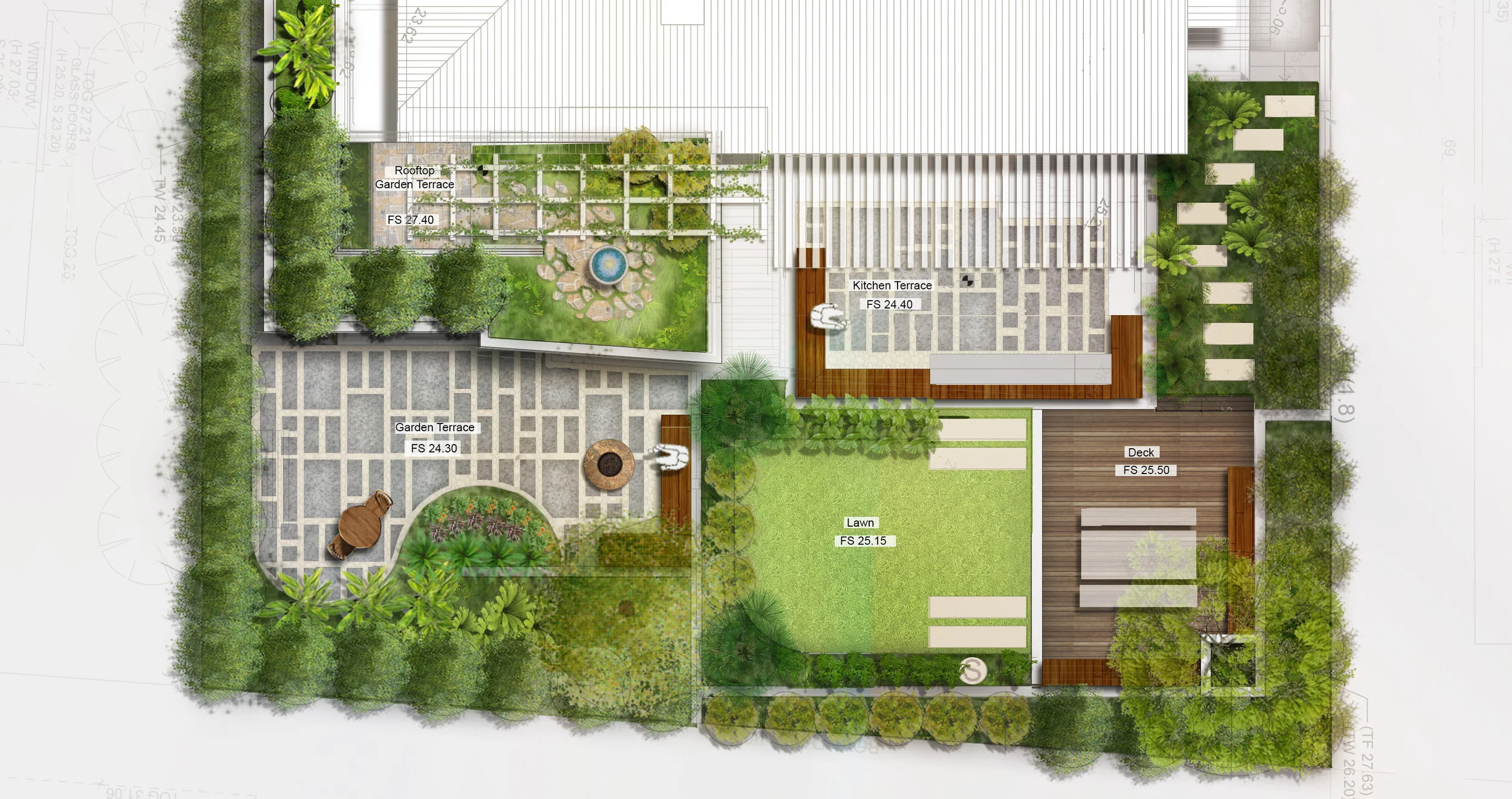 Northern Beaches Rooftop and Garden Plant Design