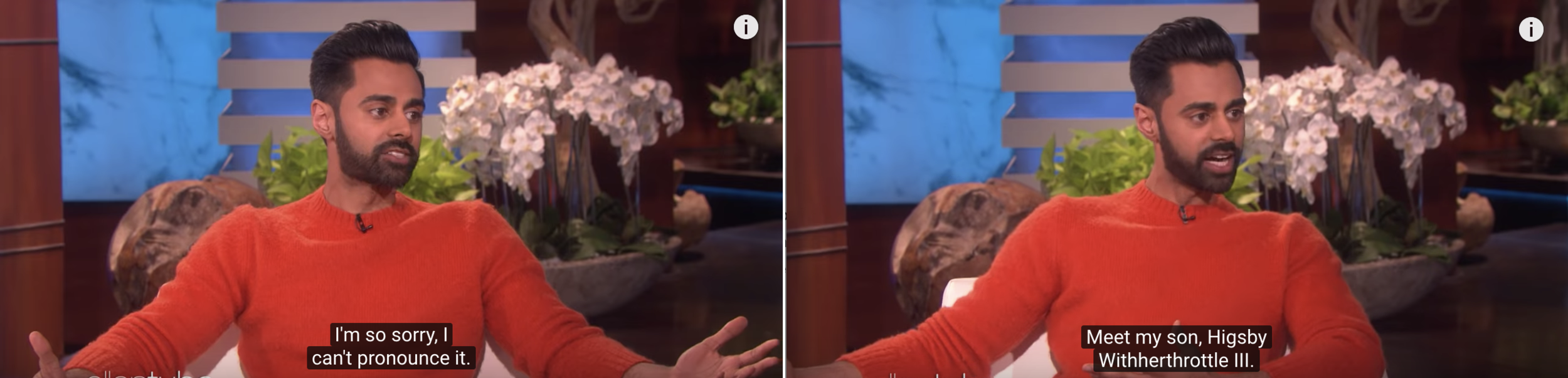 Hasan Minhaj on Ellen
