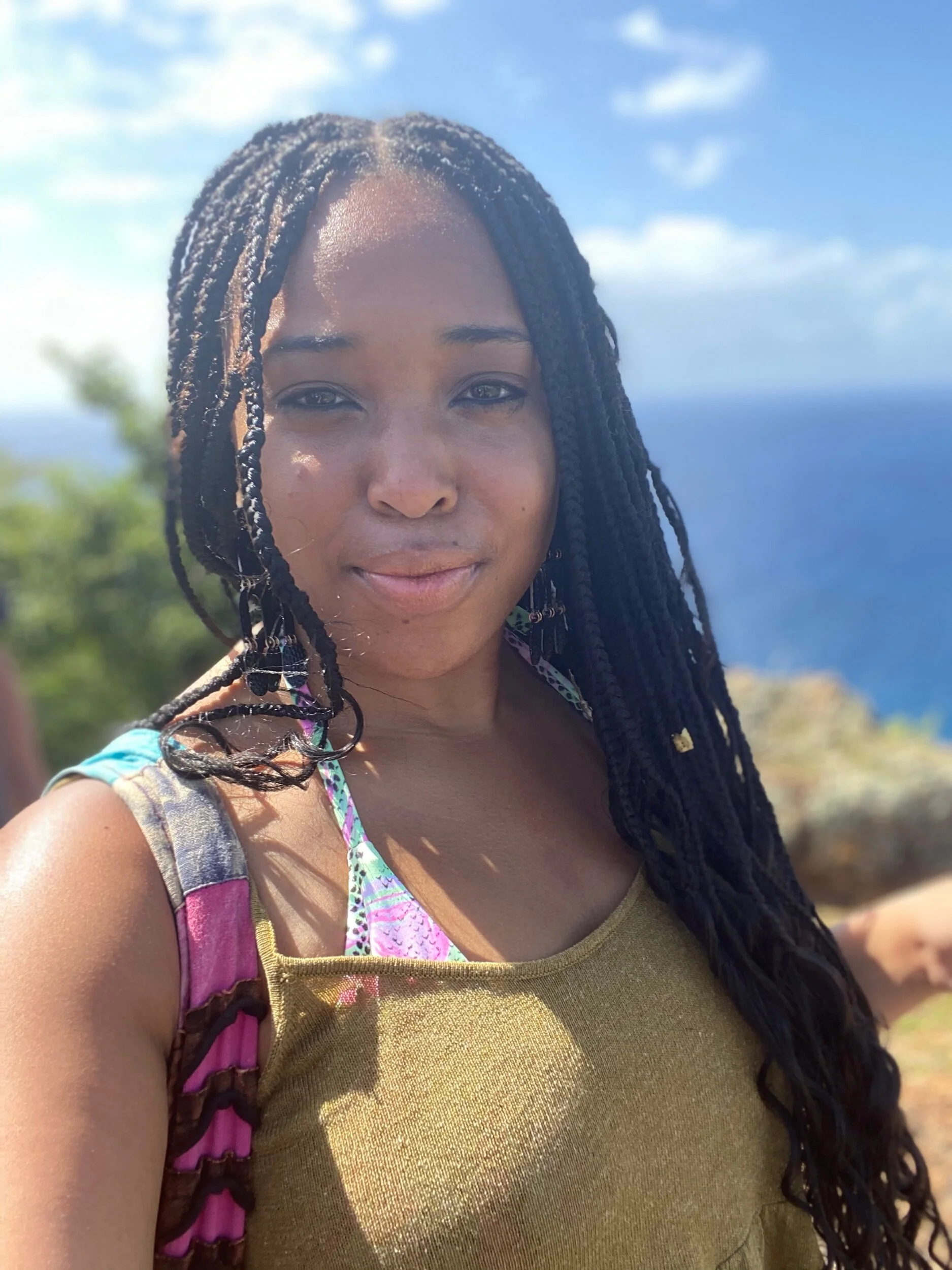 At Shirley Heights- a stop on the Pink Panther island tour