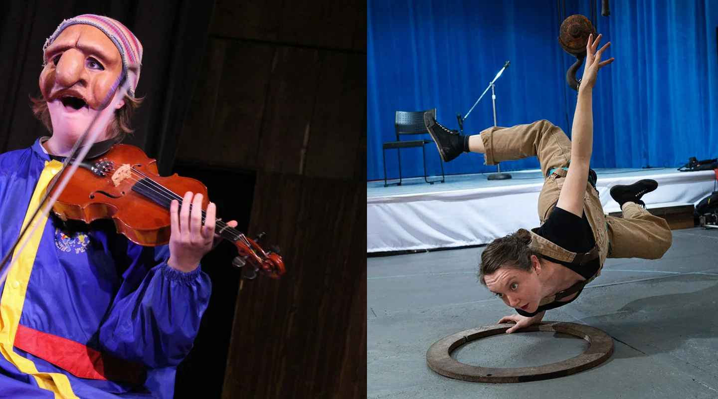 Stephanie Saywell (Left) and Helen Wicks (right) will premier a cross country collaboration Inter/View at Triskelion Arts If Not Now Improv Festival January 10, 2019. For more info