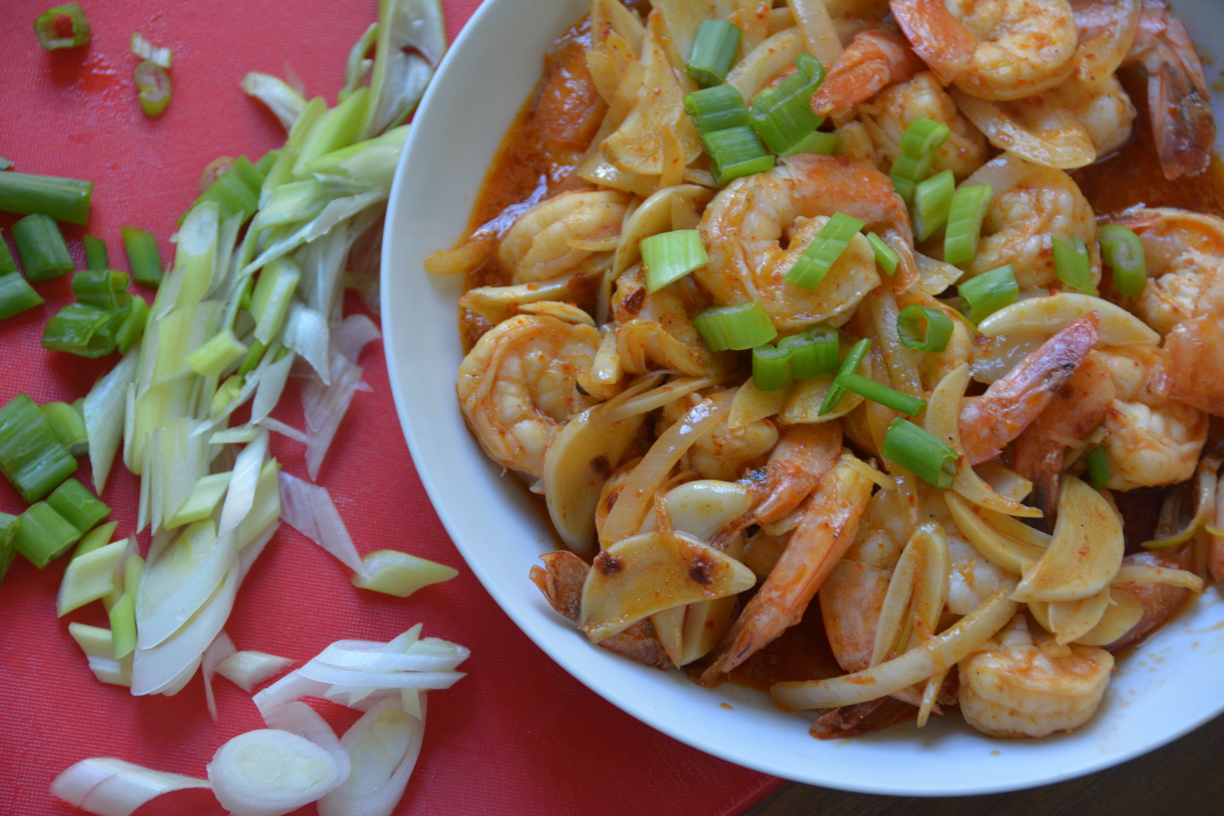 Spicy Garlic Shrimp