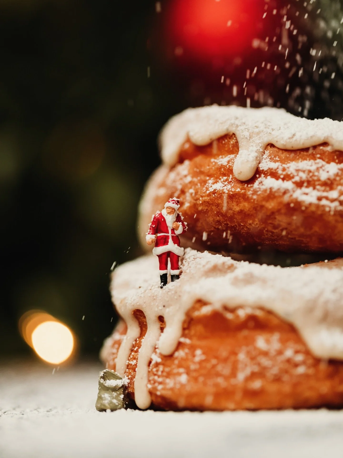 have you been naughty or nice? 🎅🏽 #theirthere #eggnogmochidonut