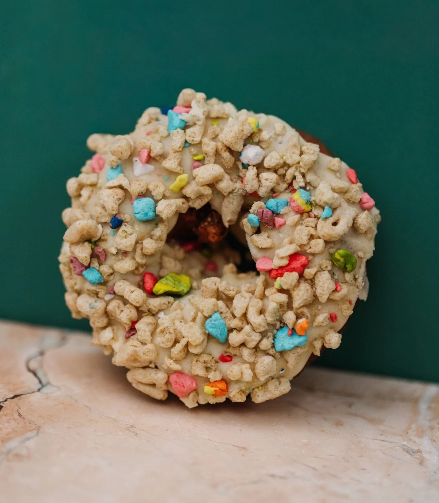 🍀 Lucky Charms Mochi Donut 🍀 on today until sunday! #theirthere #mochidonut #brunch