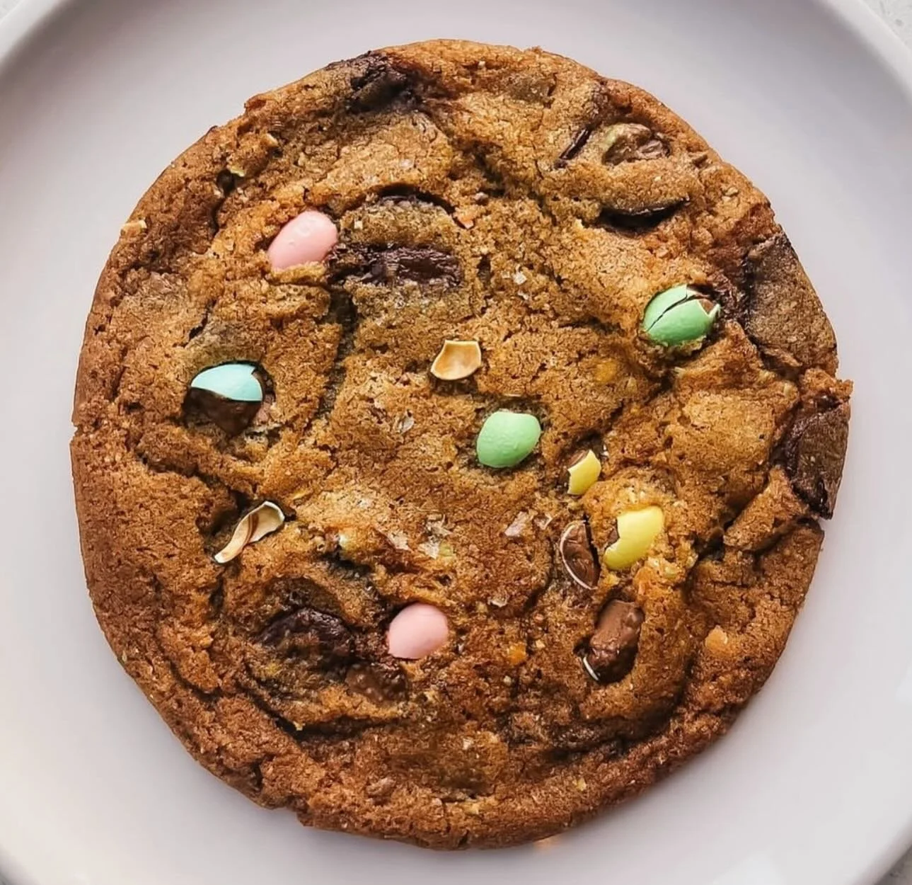 Brown butter mini egg cookies available for this week and this week only 🐣 👀 #theirthere #brunch #coffee