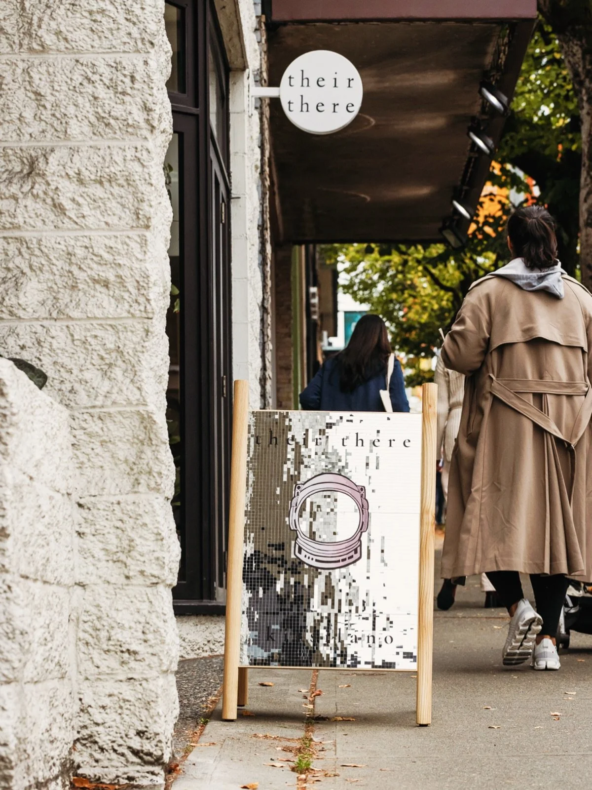 follow the disco ball space helmet for delicious coffee, warm brunch, and to die for mochi donuts #theirthere #brunch
