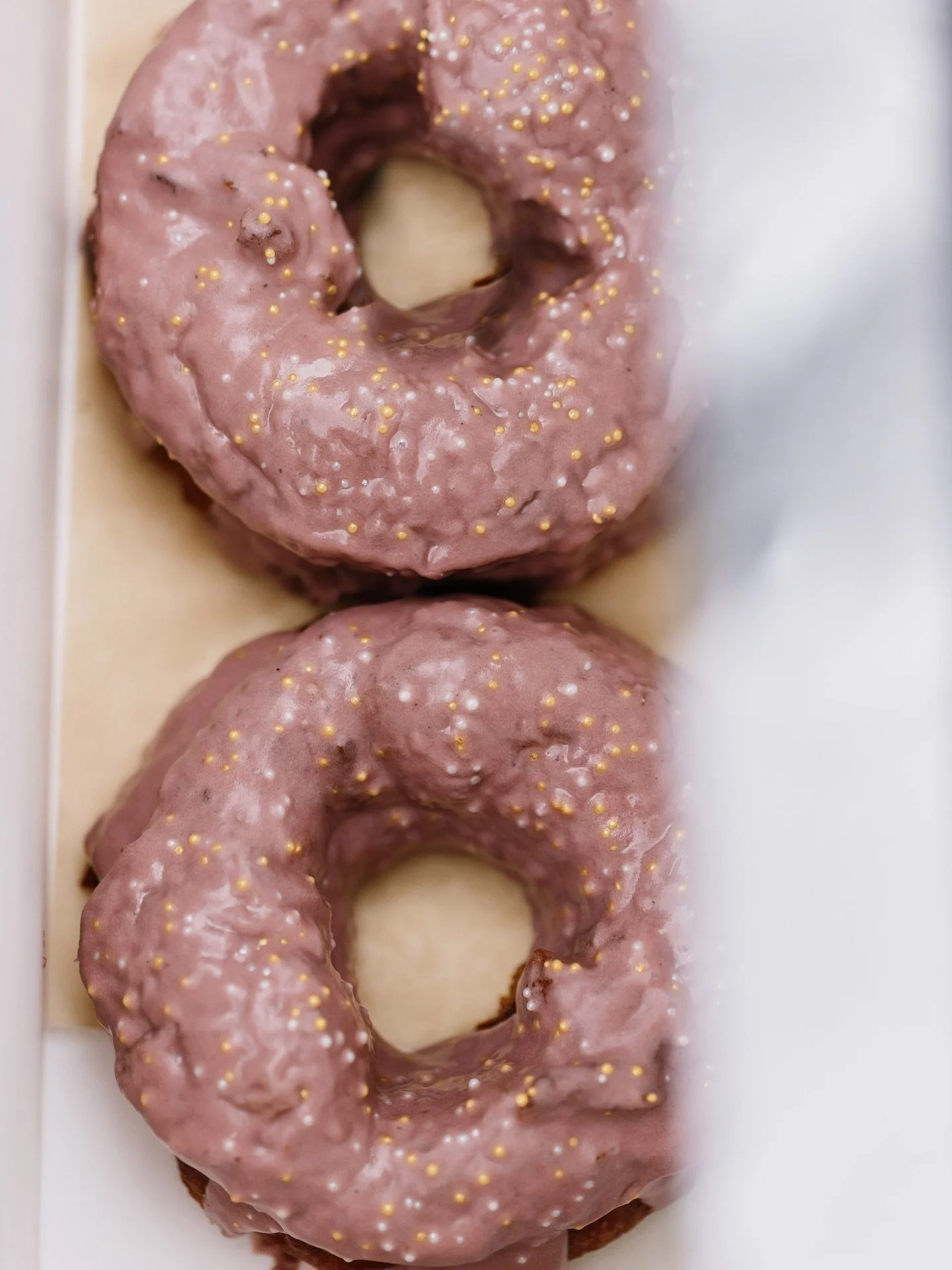 🌟 Ube London Fog Mochi Donuts 🌟 our newest feature donut! #theirthere #mochidonut #brunch