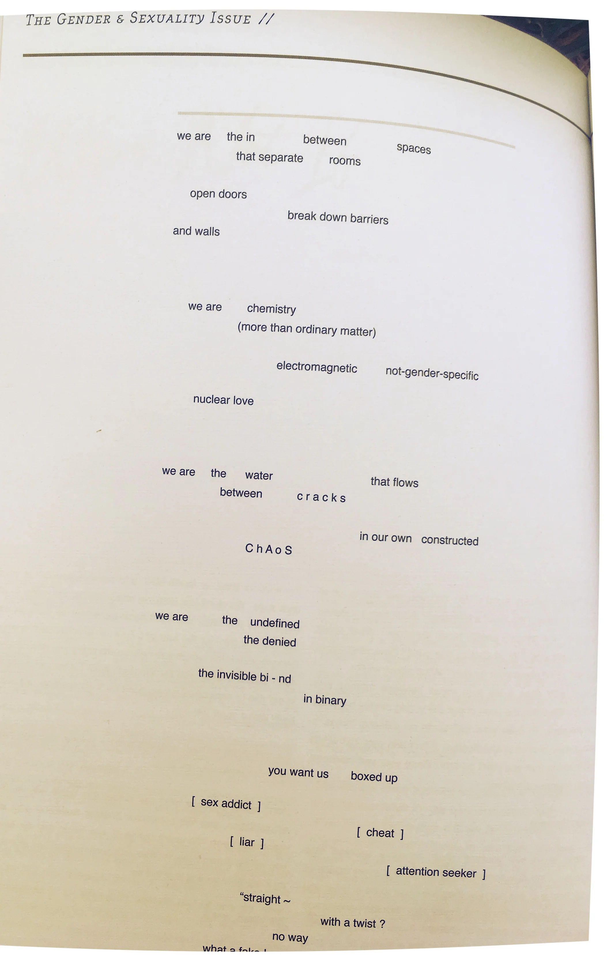 in-between words