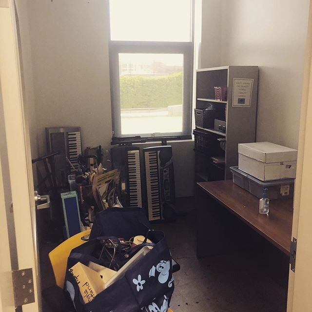 Just cleared out my music office. School is officially over.