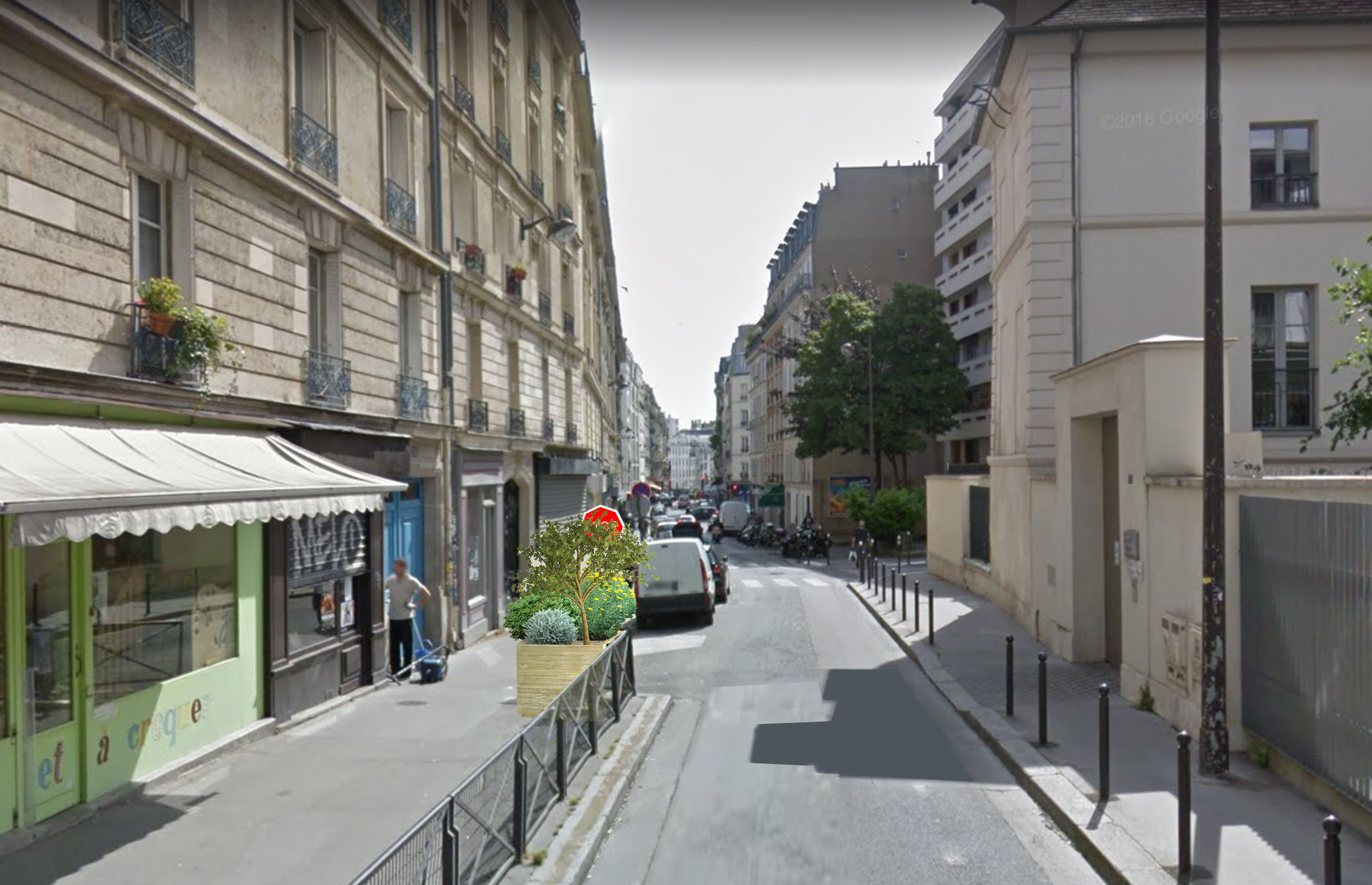 Végétalisons la ville (aménagement d'espace public) - Paris 18ème