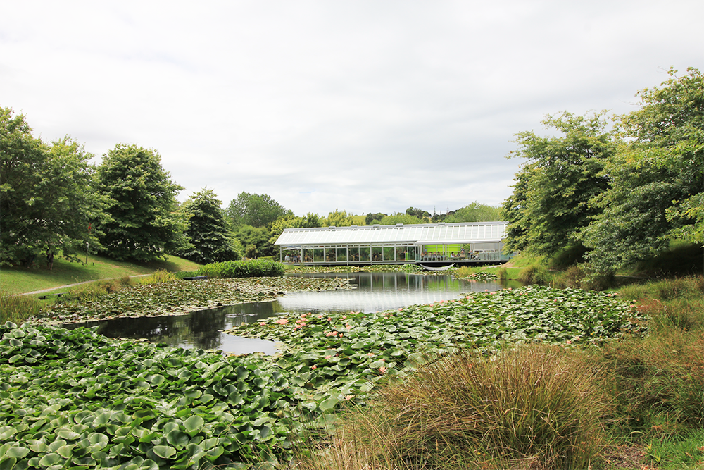 BRICK BAY SCULPTURE - Glass House de Noel Lane (été) | crédits photo : AER