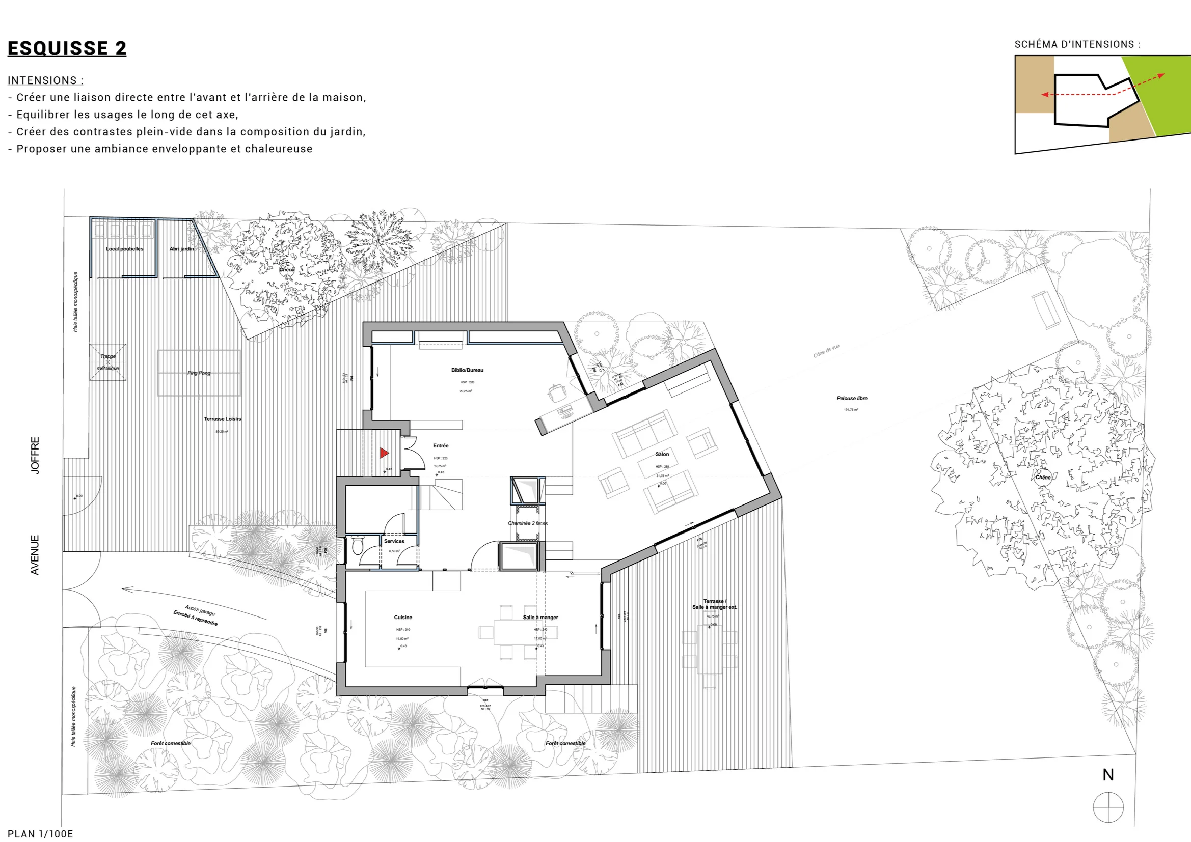 PLAN ESQUISSE 2 | crédits photo : AER Architecture
