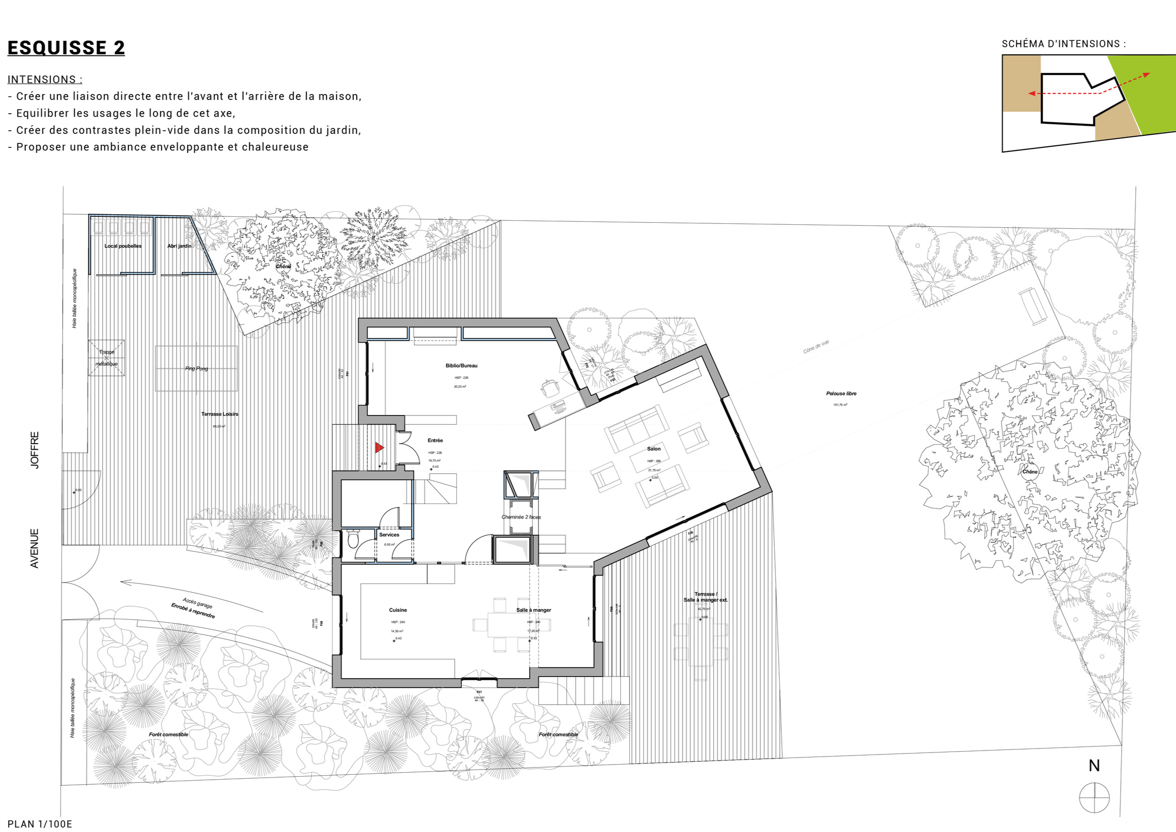 PLAN ESQUISSE 2 | crédits photo : AER Architecture