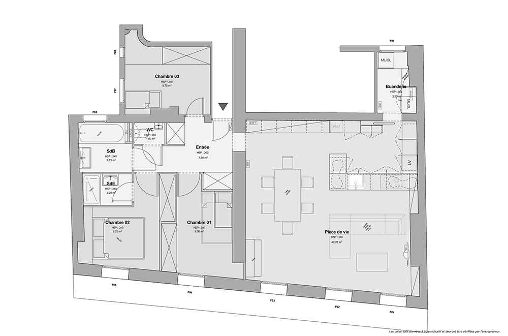 PLAN PROJET | crédits photo : AER Architecture
