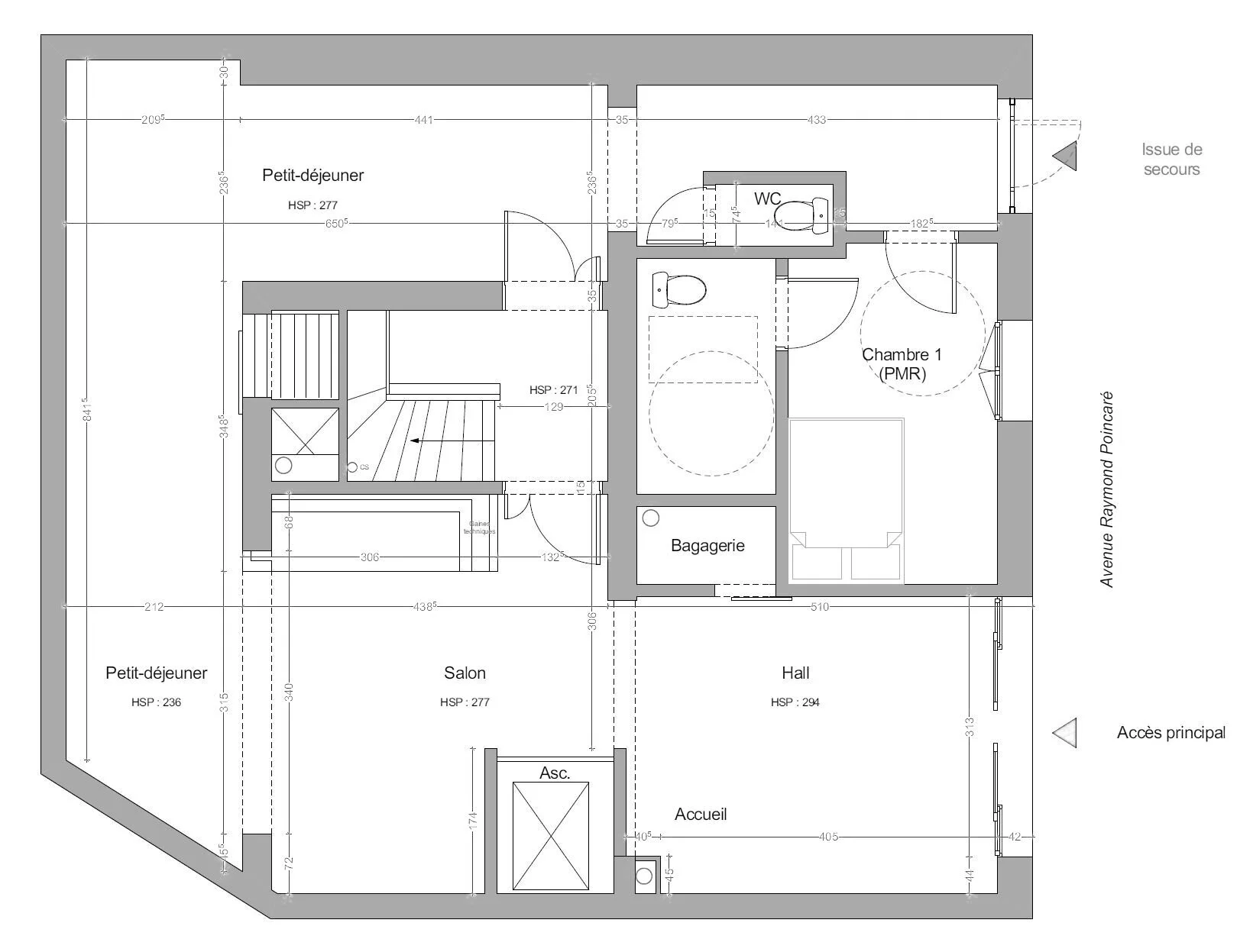 PLAN ACTUEL | crédits photo : AER Architecture