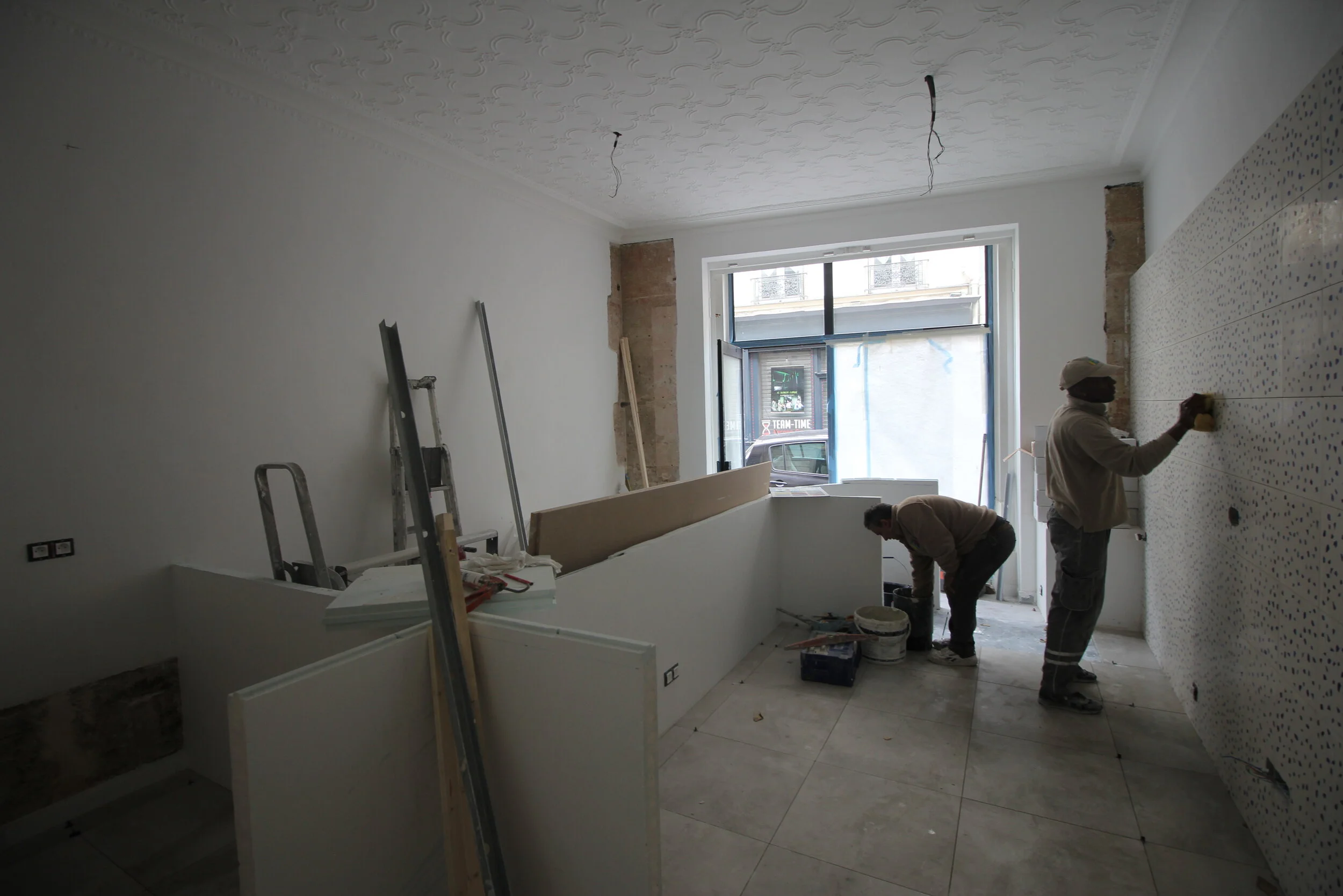 CHANTIER EN COURS | crédits photo : AER Architecture &amp; Anne-Sophie Martorana