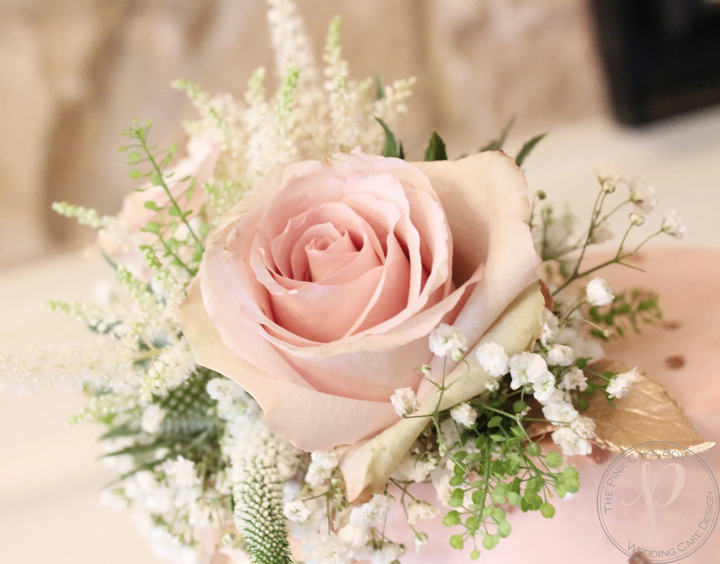 fresh flowers blush rose gold wedding.jpg